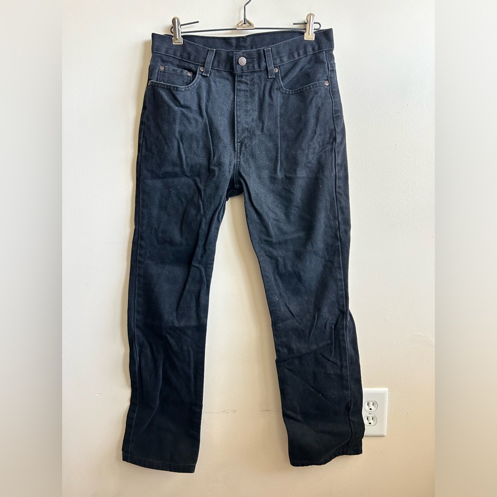 Vintage Men’s Black Jeans Faded Glory 30x30